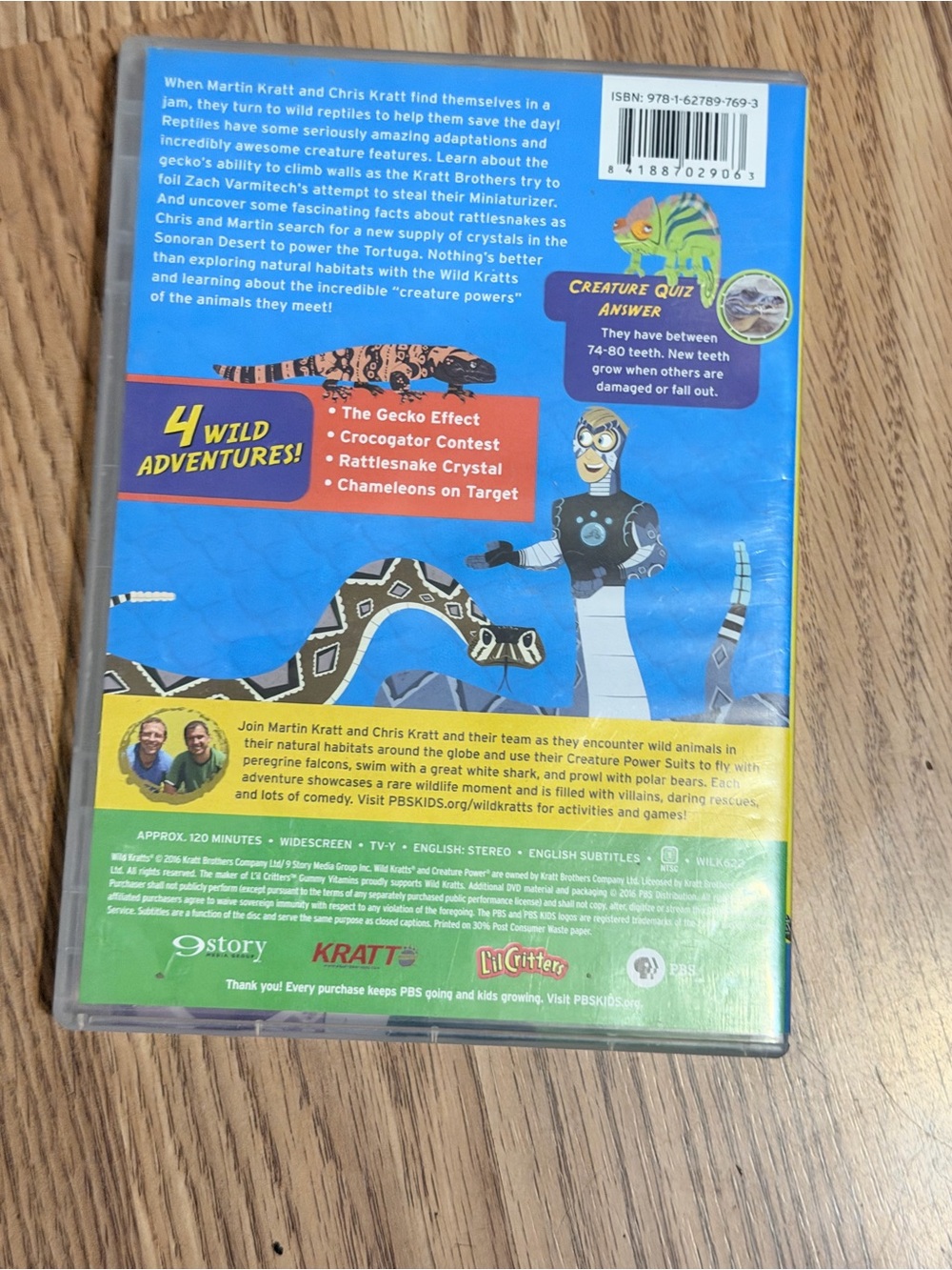 Wild Reptiles - Yellow Wild Kratts DVD - Picture 3 of 7
